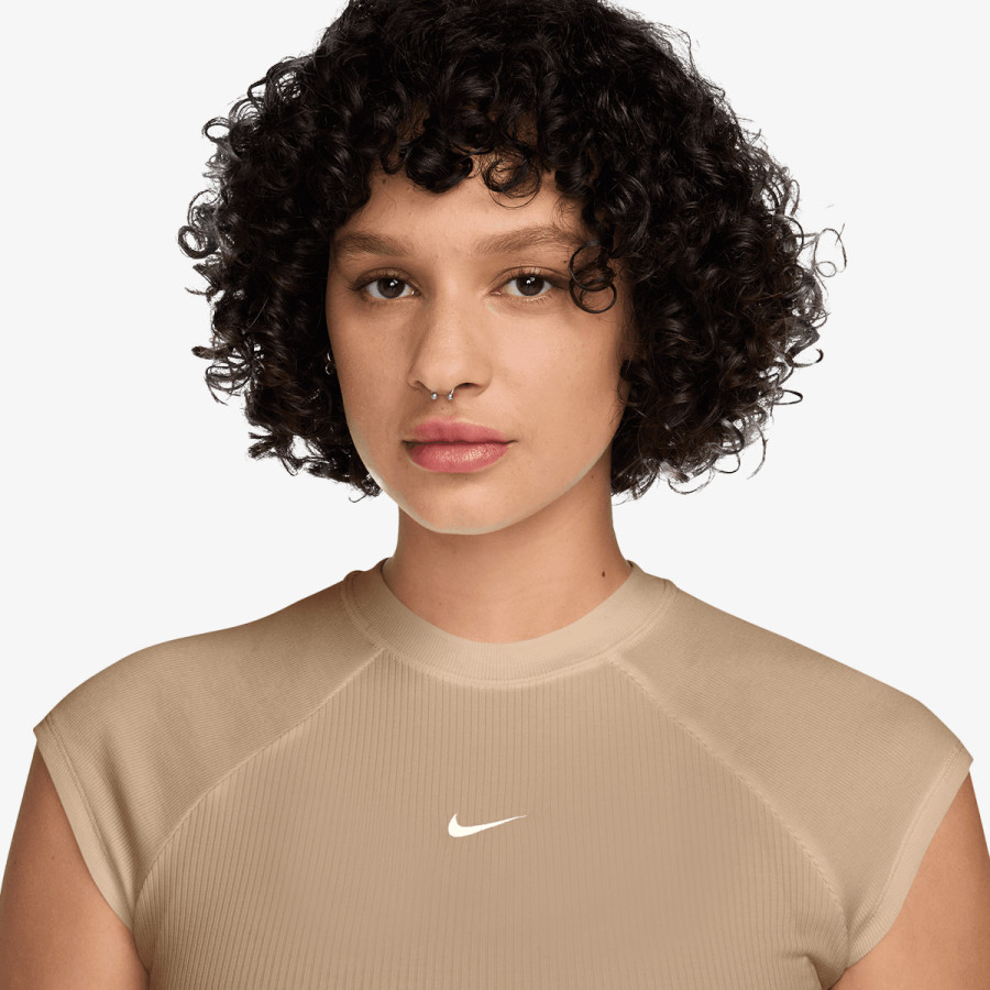 Nike W NSW CHILL KNIT RIB SS TOP 