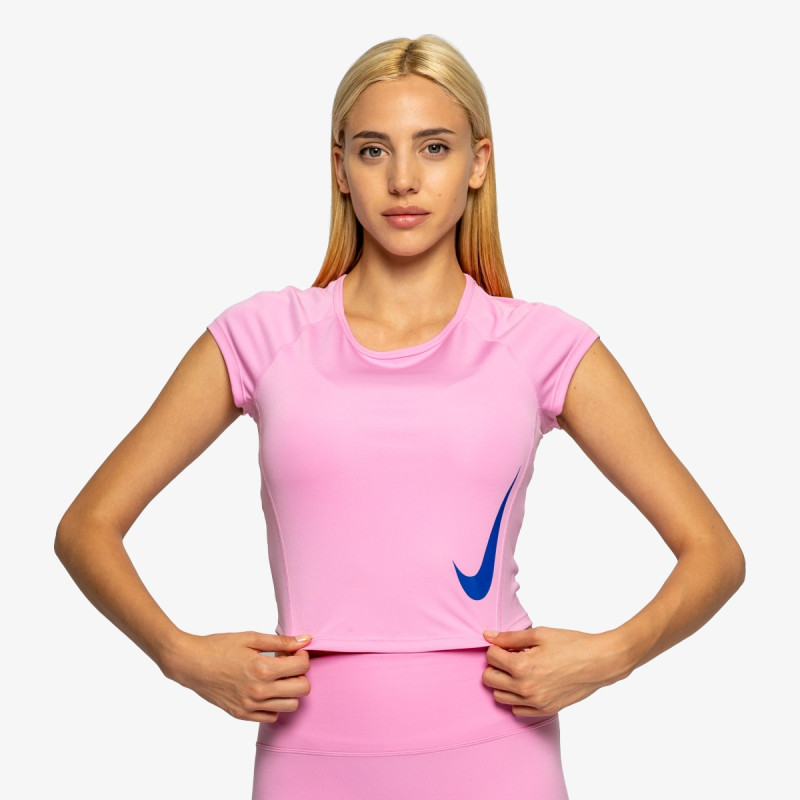 Nike W NK TEMPO SWOOSH RUN DF SS 
