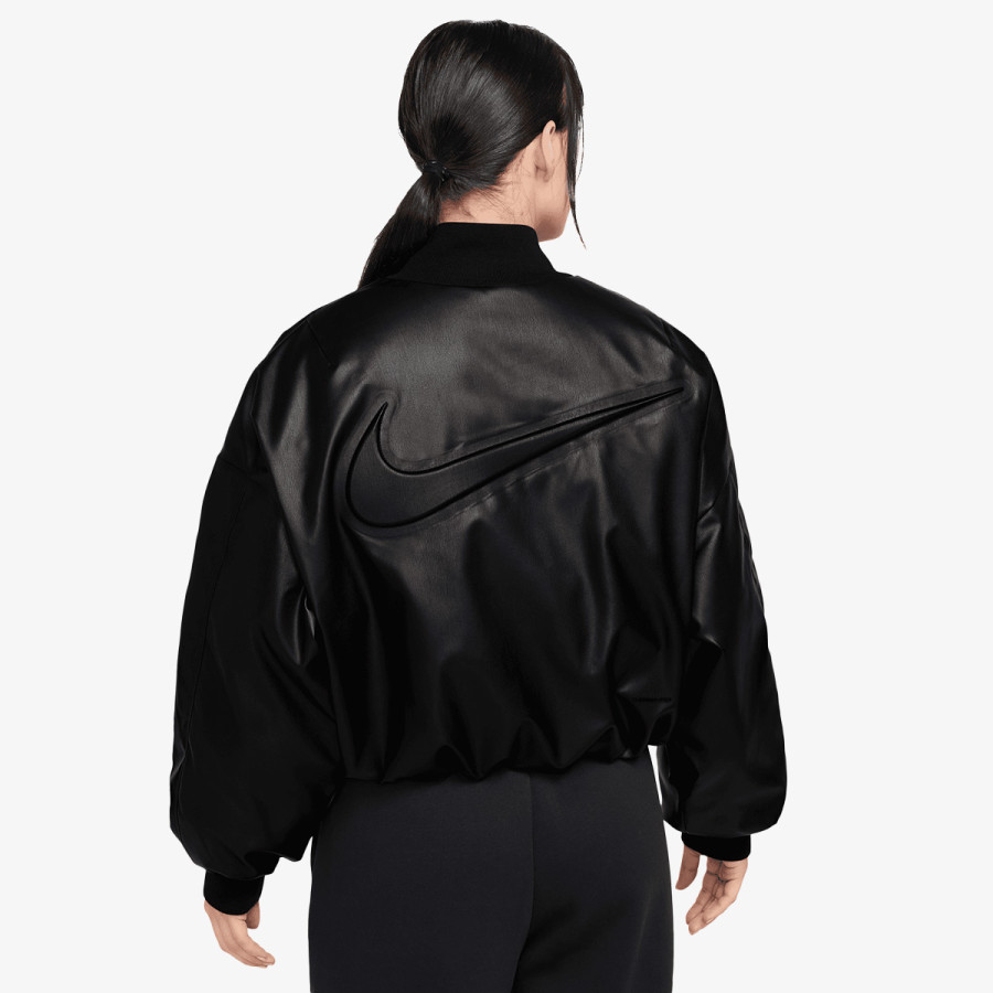 Nike W NK TF PLEATHER BOMBER JKT 