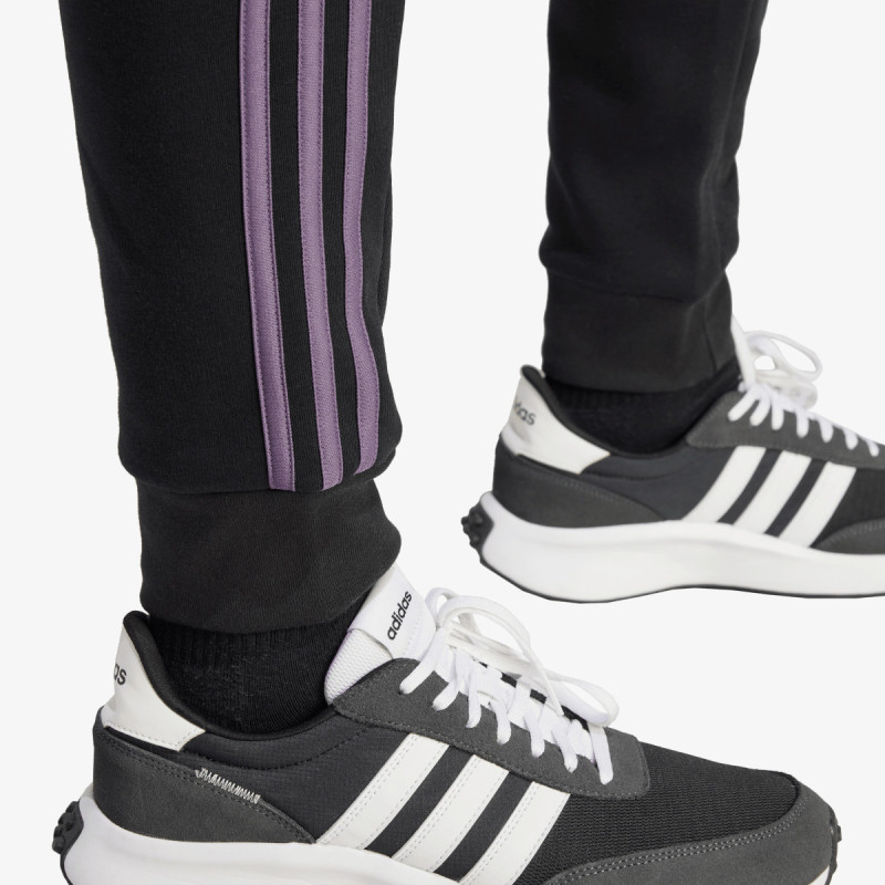 adidas Tepláky Essentials Fleece 3-Stripes Tapered Cuff 