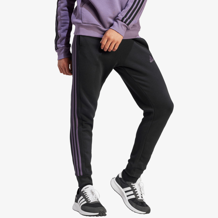adidas Tepláky Essentials Fleece 3-Stripes Tapered Cuff 