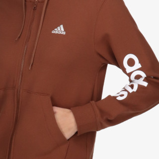 adidas Mikina s kapucňou Essentials Linear Full-Zip French Terry 