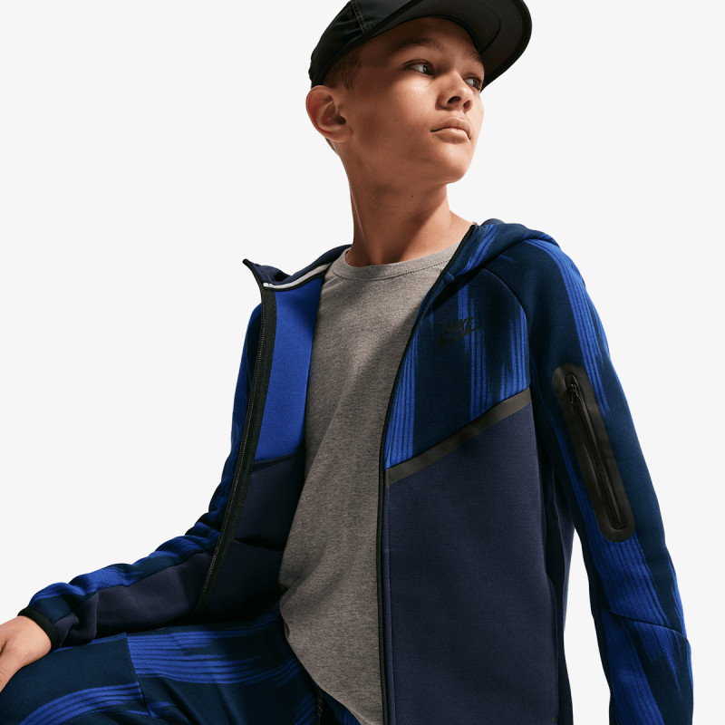 Nike B NSW TCH FLC FZ AOP 