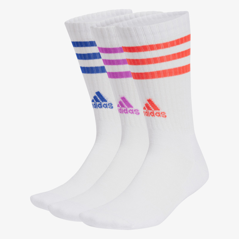 adidas Ponožky 3-Stripes Cushioned Crew (3 páry) 