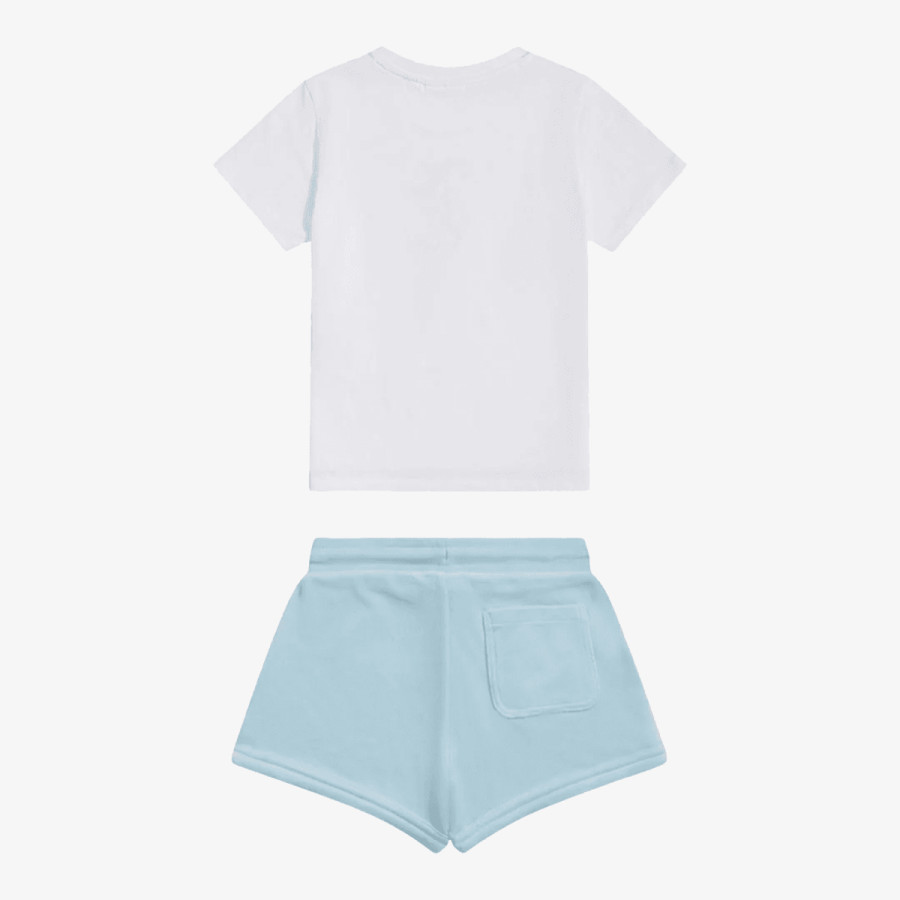 Juicy Couture JC Logo Tee & Velour Short Set 