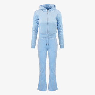 Juicy Couture DIAMANTE VELOUR ZIP THROUGH & BOOTCUT JO 
