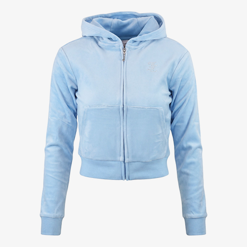 Juicy Couture DIAMANTE VELOUR ZIP THROUGH & BOOTCUT JO 