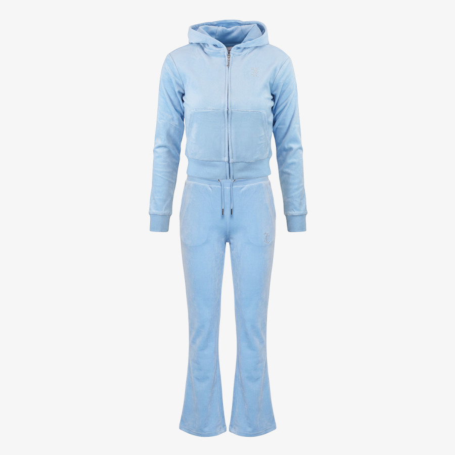 Juicy Couture DIAMANTE VELOUR ZIP THROUGH & BOOTCUT JO 