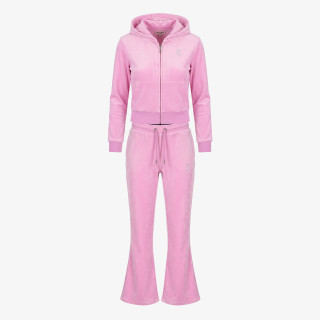 Juicy Couture DIAMANTE VELOUR ZIP THROUGH & BOOTCUT JO 