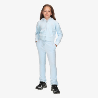 Juicy Couture Cropped Velour Diamante Zip Thru & Bootc 