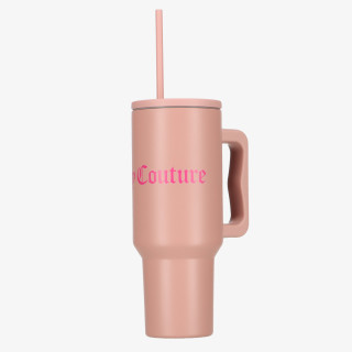 Juicy Couture Steel Tumbler With Straw 