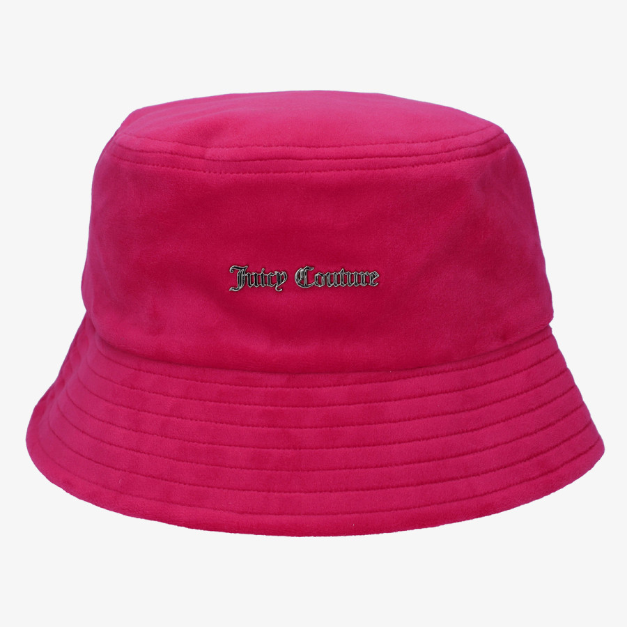 JUICY COUTURE ELLIE VELOUR BUCKET HAT 