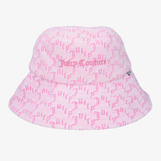 Juicy Couture TOWELLING LONG BRIM BUCKET HAT 