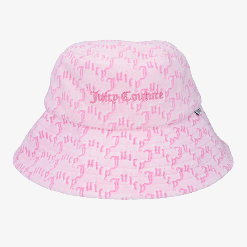 Juicy Couture TOWELLING LONG BRIM BUCKET HAT 