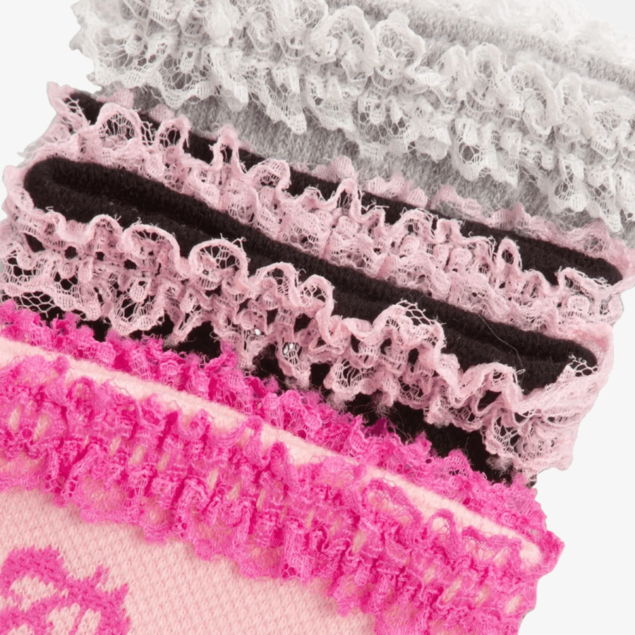 Juicy Couture 3 PK LACE SOCKS 