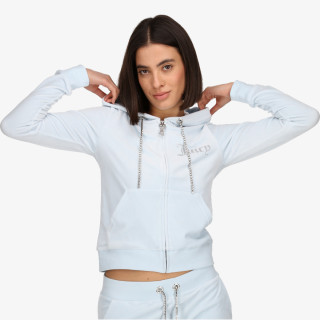 Juicy Couture DIAMANTE TRIM ROBERTSON HOODIE 