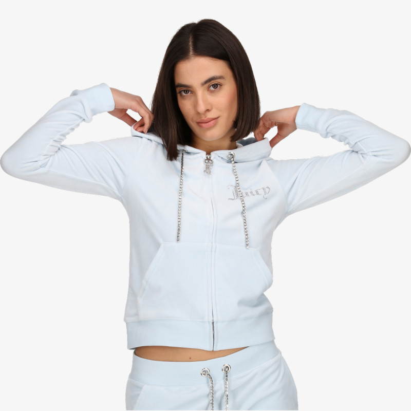 Juicy Couture DIAMANTE TRIM ROBERTSON HOODIE 