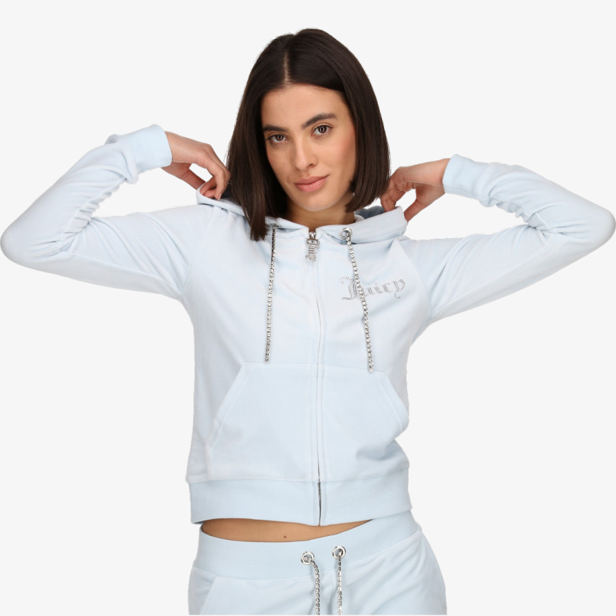 Juicy Couture DIAMANTE TRIM ROBERTSON HOODIE 