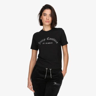Juicy Couture ARCHED DIAMANTE NOAH T-SHIRT 