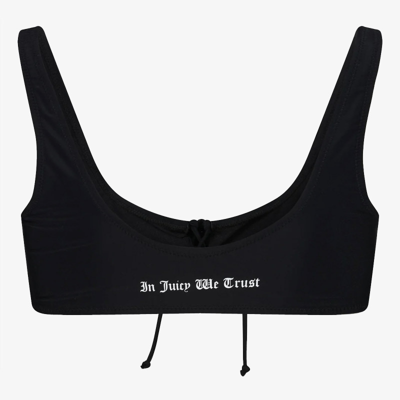 Juicy Couture LYCRA BIKINI SET WITH LATTICE DETAILING 