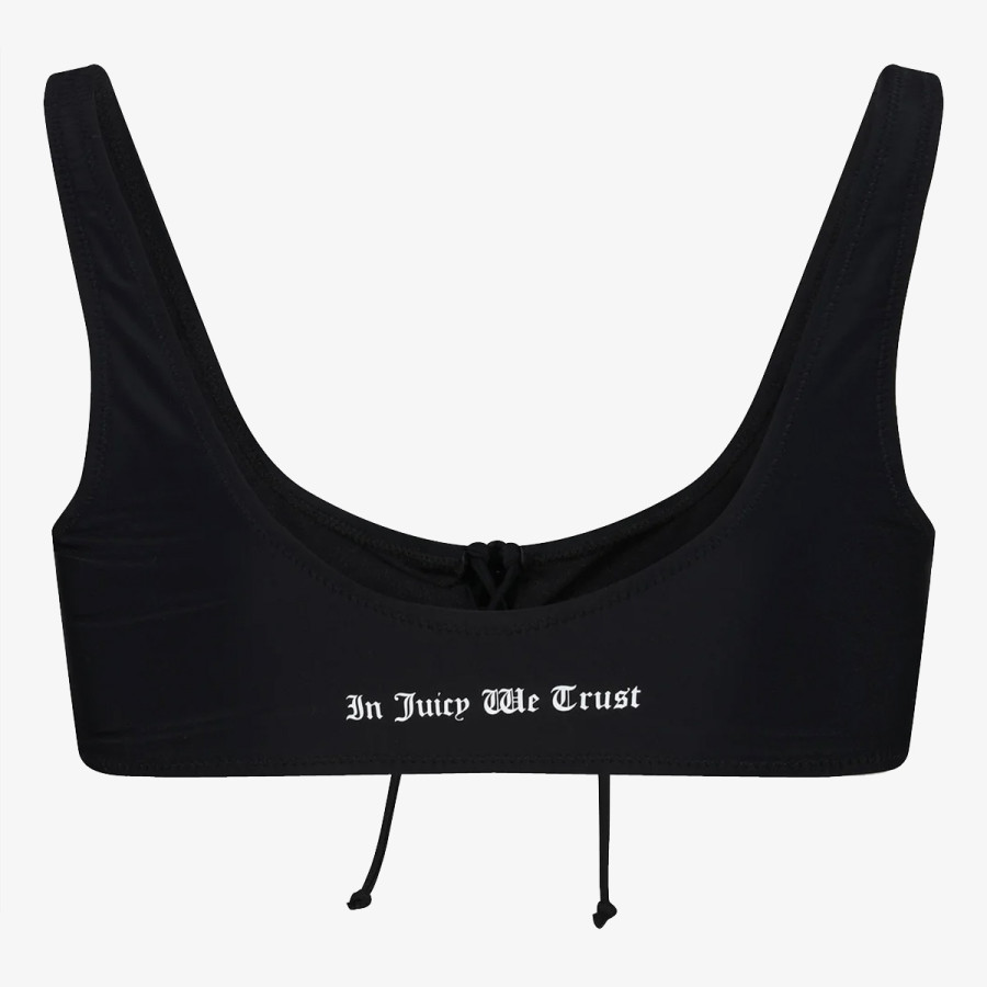 Juicy Couture LYCRA BIKINI SET WITH LATTICE DETAILING 