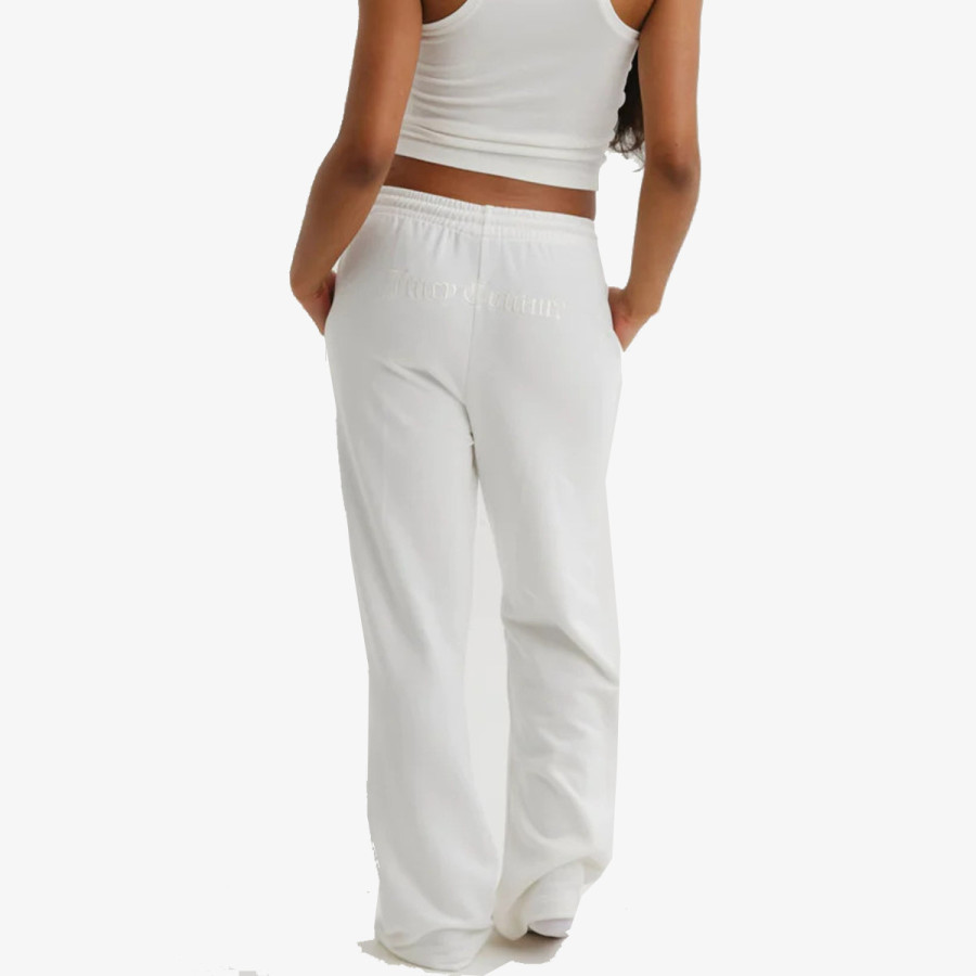 Juicy Couture COSY FLEECE LOOSE FITTED WIDE LEG PANT 