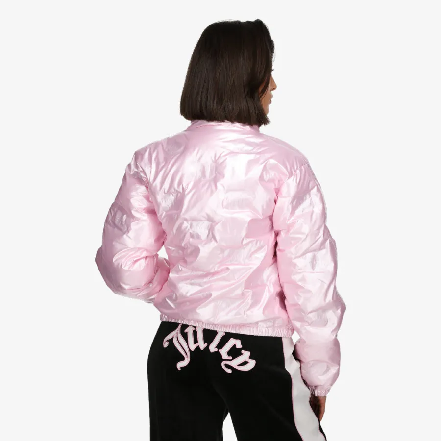 JUICY COUTURE MADELINE DEBOSSED PUFFER JACKET 