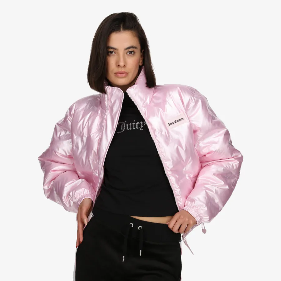 JUICY COUTURE MADELINE DEBOSSED PUFFER JACKET 