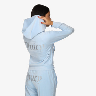 Juicy Couture Juicy Couture CLASSIC VELOUR HOODIE WITH JUICY  LOGO 