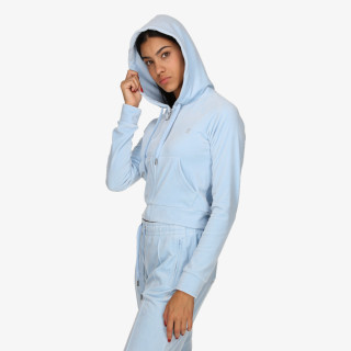 Juicy Couture Juicy Couture CLASSIC VELOUR HOODIE WITH JUICY  LOGO 