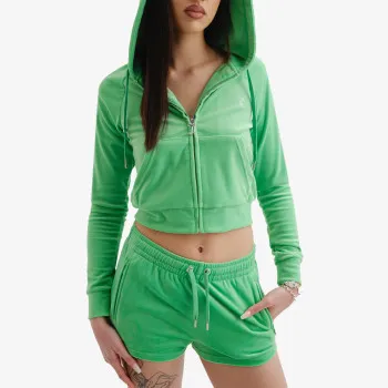 JUICY COUTURE CLASSIC VELOUR HOODIE WITH JUICY  LOGO 