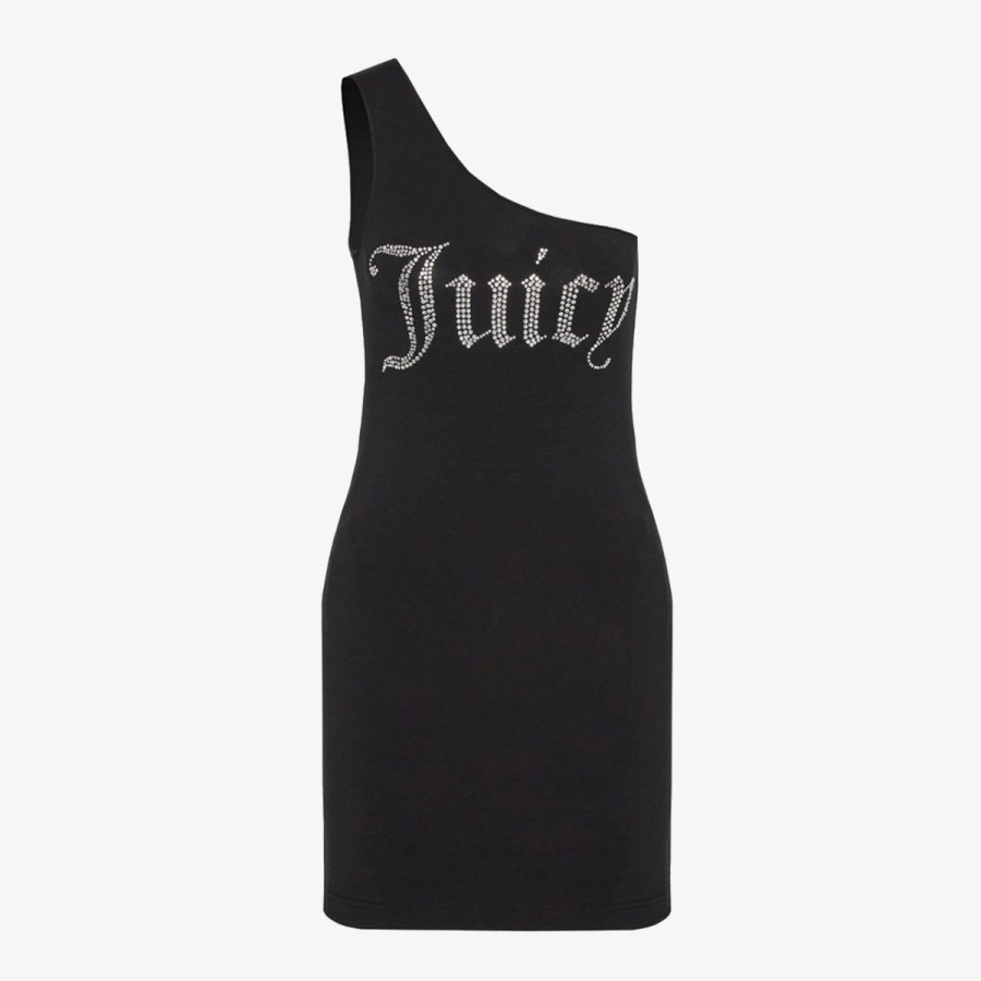 Juicy Couture ASYMMETRIC FITTED DRESS WITH DIAMANTE 