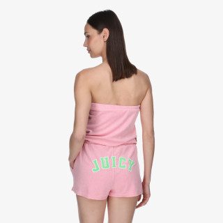 Juicy Couture Bandeau Drawstring Romper 