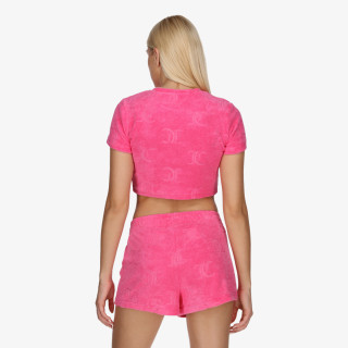 Juicy Couture SOPHIE TOWELLING CROP TOP 