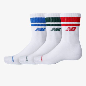 New Balance Everyday Stripe Midcalf 3 Pack 