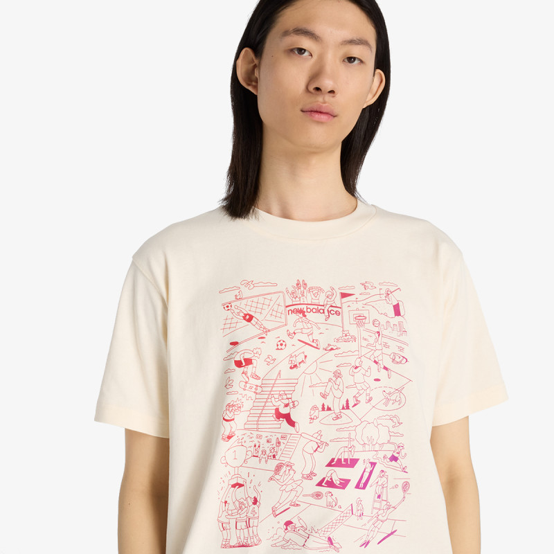 New Balance Athletics Sports Mural T-Shirt 
