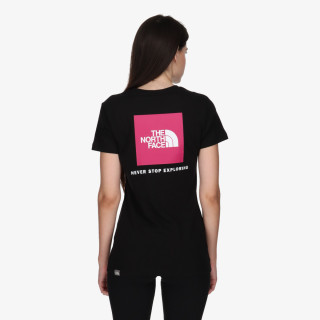 THE NORTH FACE W S/S RED BOX TEE TNF BLACK 