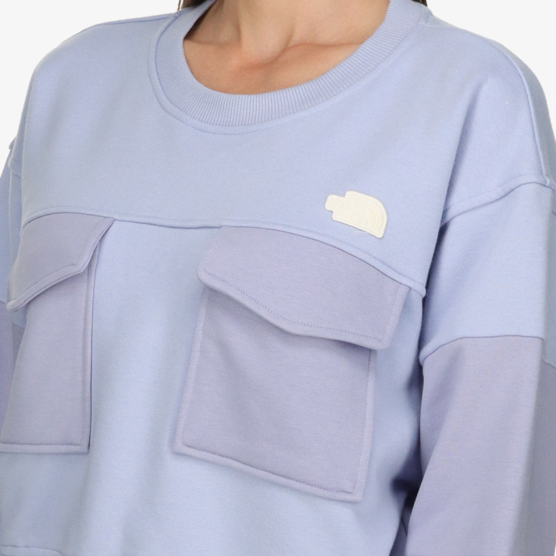 The North Face W TERRY OVERSIZED CROPPED CREW 