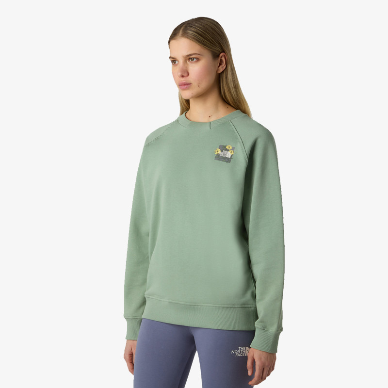 The North Face W CONNECT RELAXED CREW SWEATSHIRT-GRAPHI 