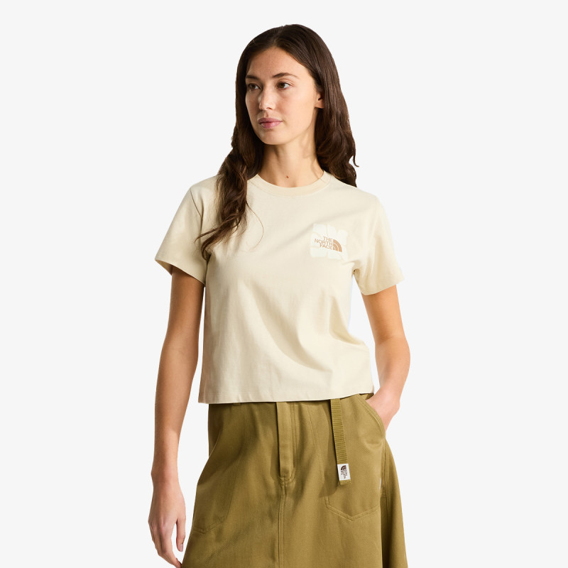 The North Face W SUN REGULAR SHORT SLEEVE CUTIE TEE-GRA 