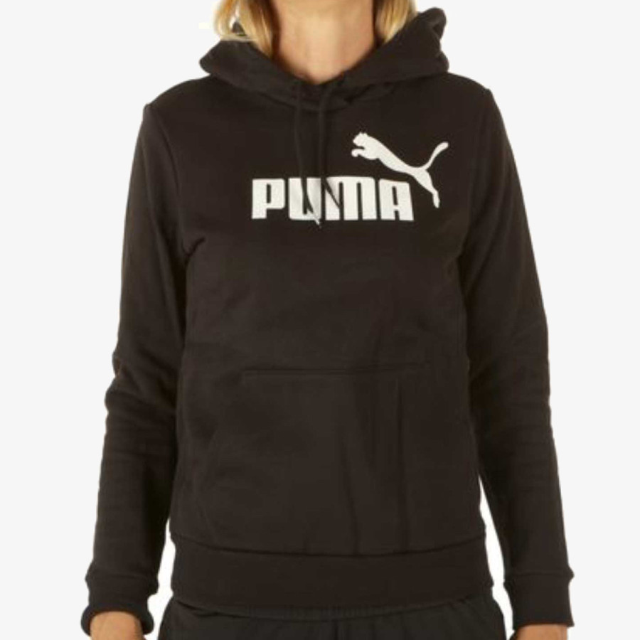 PUMA ESS LOGO HOODIE FL PUMA BLACK 