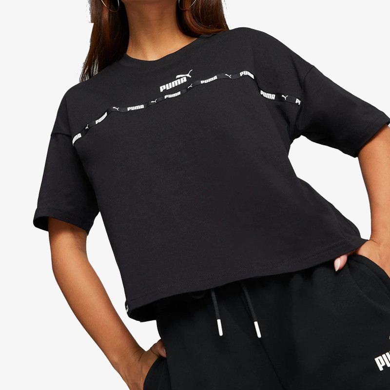 Puma POWER TAPE TEE BLACK 
