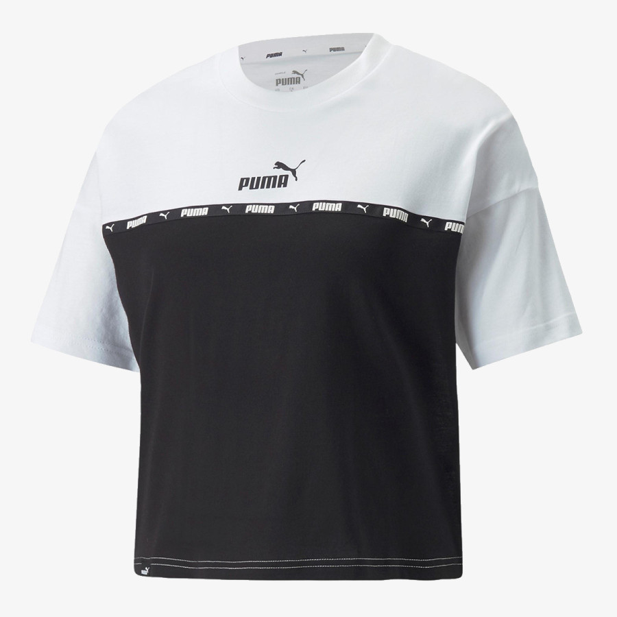 PUMA POWER TAPE TEE WHITE 