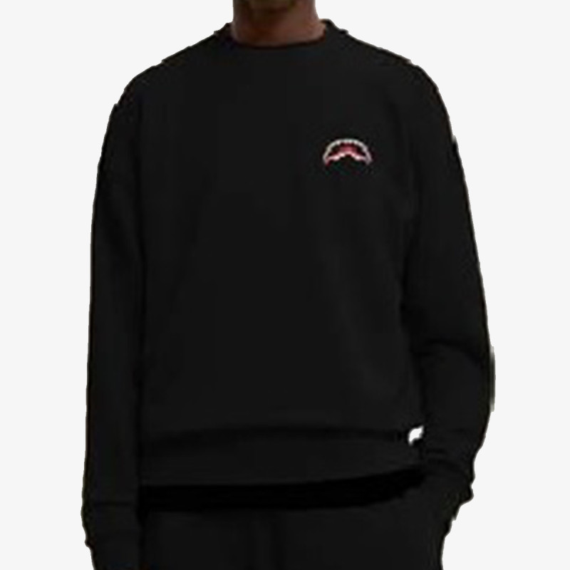 SPRAYGROUND BLOCK PARTY CREWNECK BLK