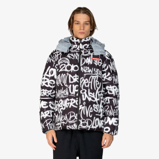 SPRAYGROUND GRAFFITI REFLECTIVE DOUBLE PADDED JACKET 