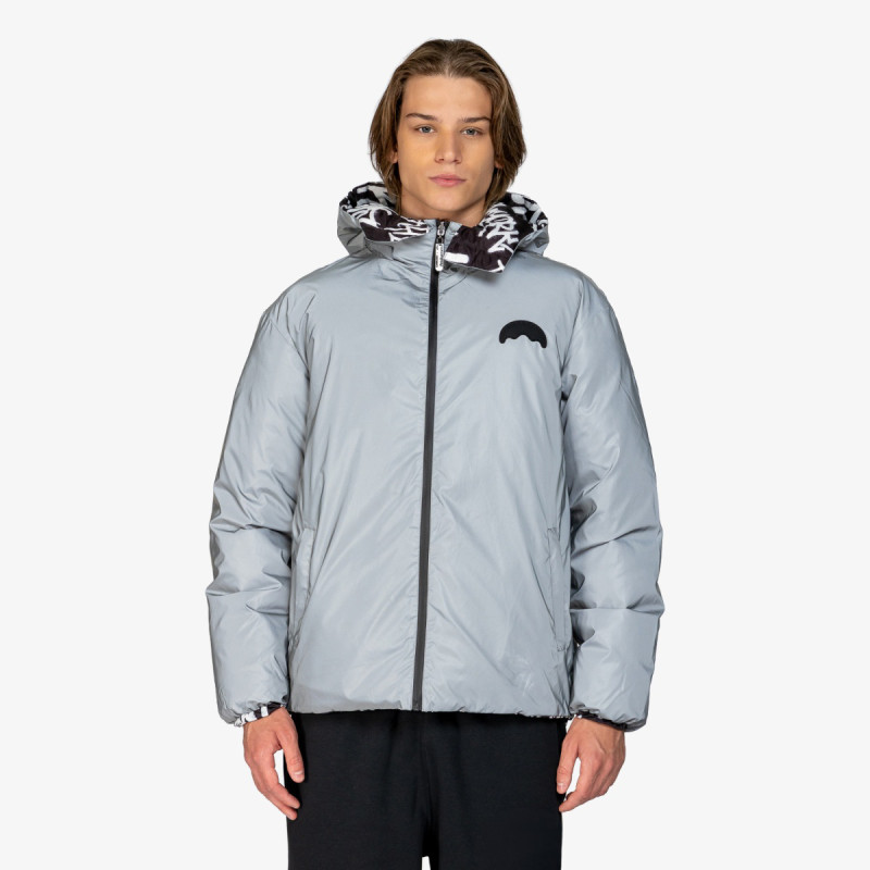 SPRAYGROUND GRAFFITI REFLECTIVE DOUBLE PADDED JACKET 