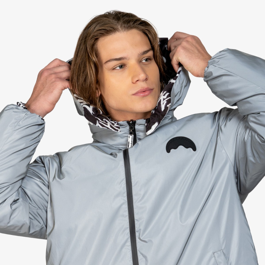 SPRAYGROUND GRAFFITI REFLECTIVE DOUBLE PADDED JACKET 