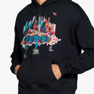 SPRAYGROUND CITY SKYLINE COMFY HOODIE BLK 
