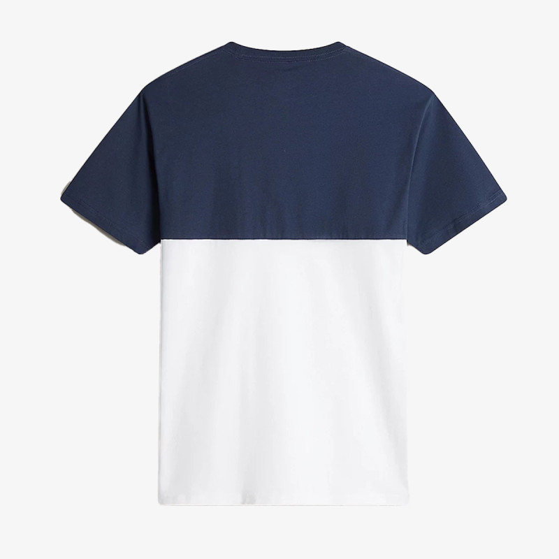 Vans MN COLORBLOCK TEE WHITE/DRESS BLU 
