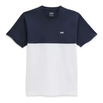 VANS MN COLORBLOCK TEE WHITE/DRESS BLU 